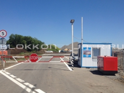 Контрольно-пропускной пункт (КПП) для строй объекта Аэропорт Южный в Назране